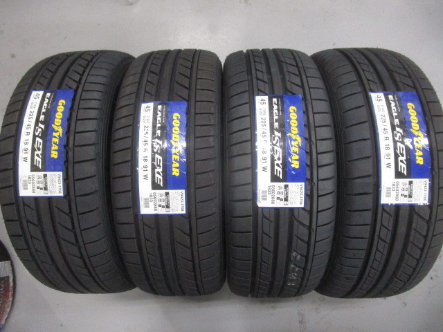 か品 GOODYEAR EAGLE LS EXE】 225/45R18 91W 2021年製造～ 4本セット