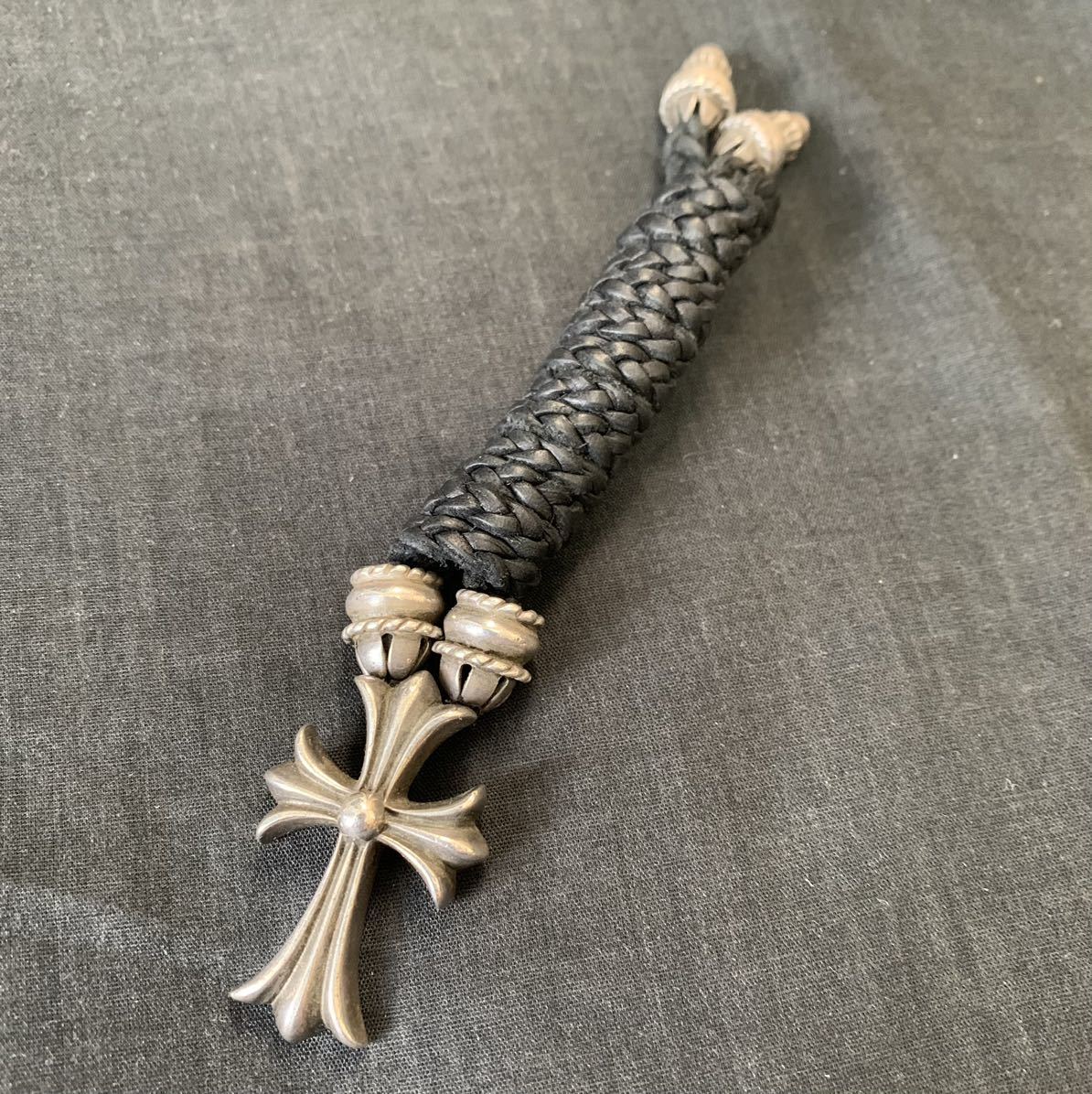 クロムハーツ クリンプトクロスチョーカー スモールクロス ネックレス  