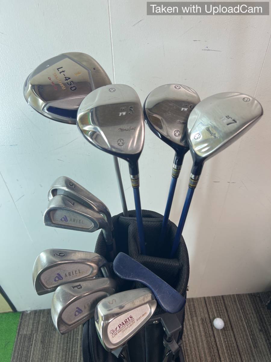 【レディースお手軽スタートセット】ミズノ/アメリカン倶楽部など　全10本　ハーフセット　小型スタンド式バッグ付　入門者/初心者向け