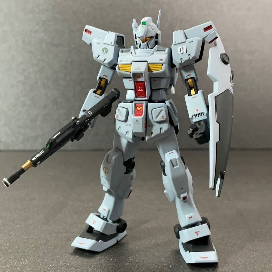 エントリーグレードガンダムとhguc ジムカスタムミキシング 全塗装 Entry Grade Gundam Gm Custom 完成品 売買されたオークション情報 Yahooの商品情報をアーカイブ公開 オークファン Aucfan Com