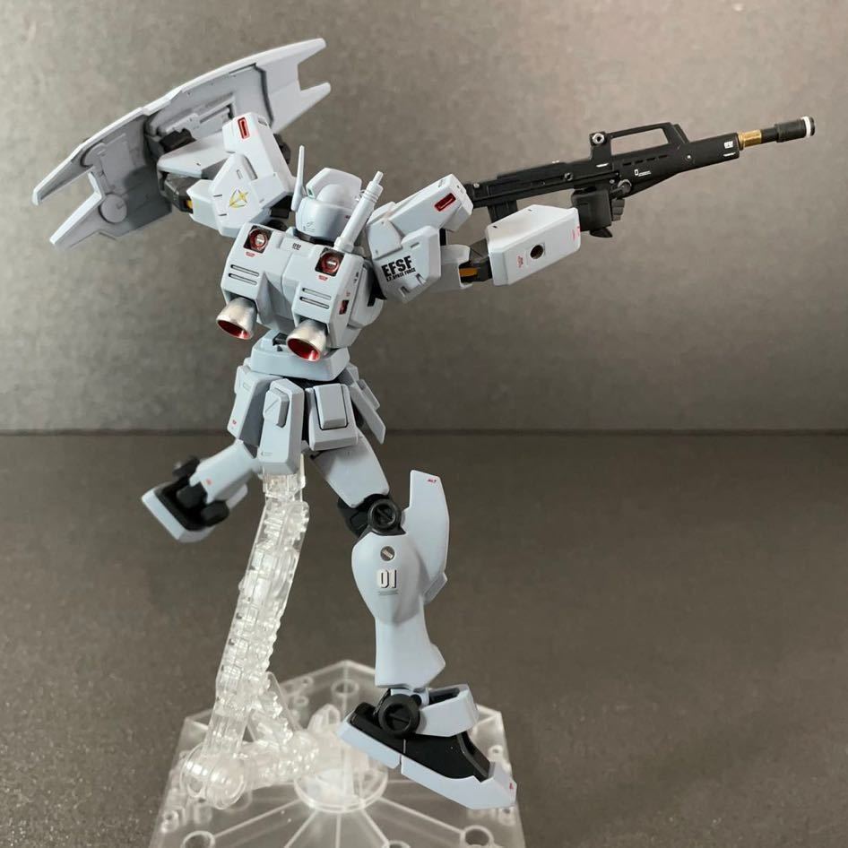 エントリーグレードガンダムとhguc ジムカスタムミキシング 全塗装 Entry Grade Gundam Gm Custom 完成品 売買されたオークション情報 Yahooの商品情報をアーカイブ公開 オークファン Aucfan Com