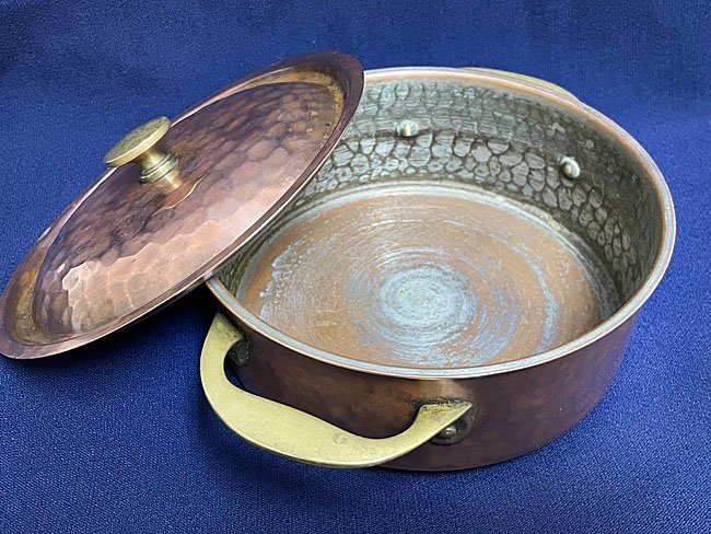 銅製 両手鍋 □STOCKLI NETSTAL□ スイス製 アンティーク 調理器具 鍋