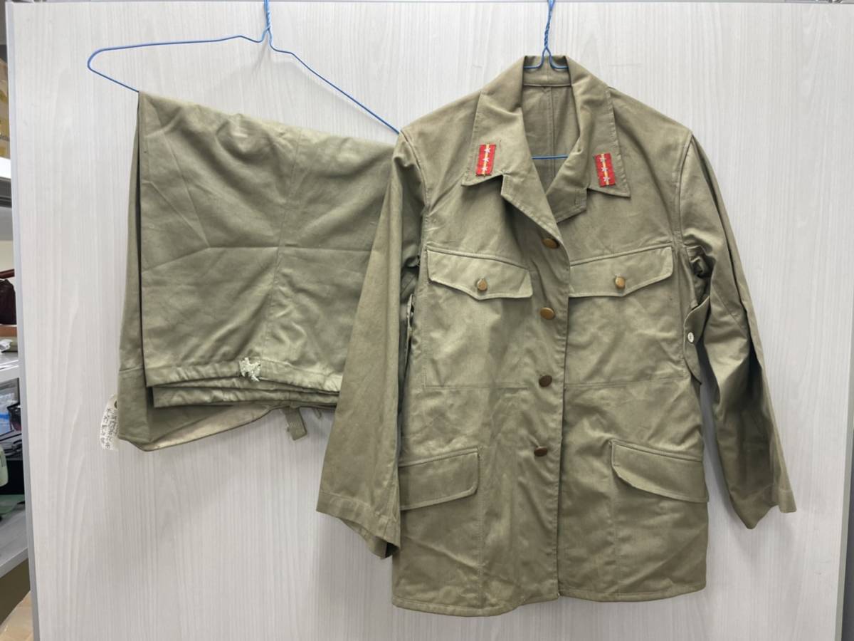 旧日本軍 【W5086】旧日本軍 大日本帝国 軍服 上着のみ 軍曹 中尉