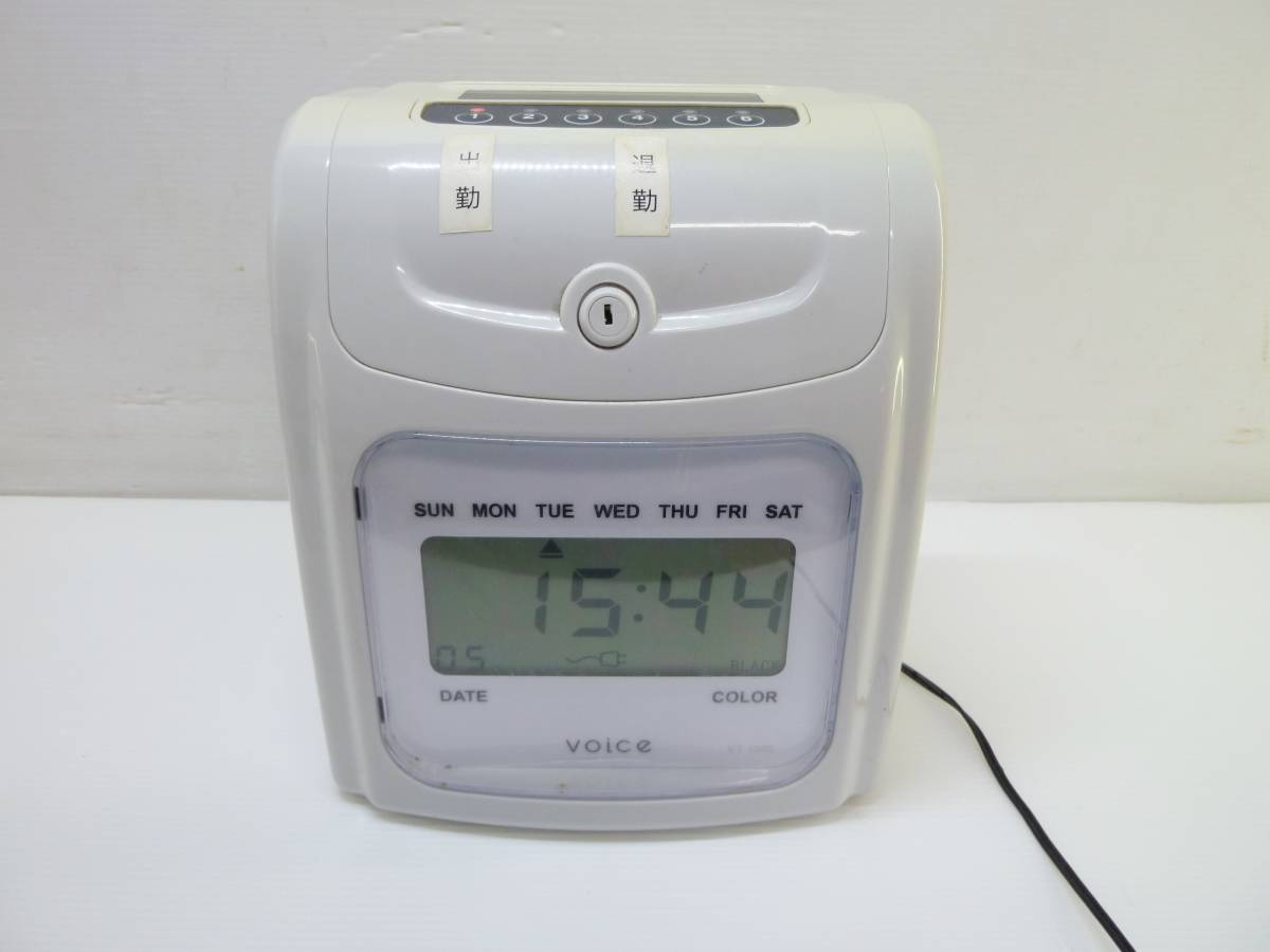 N4655 Voice タイムレコーダー VT-1000 タイムカード 92枚付 【公式通販】