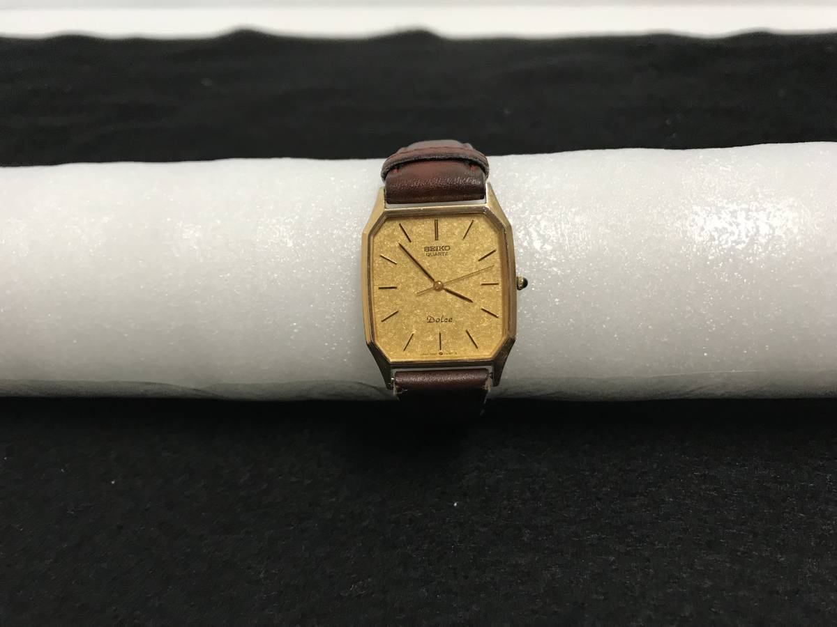 SEIKO DOLCE ゴールド文字盤 10K 9521-5180 腕時計 セイコー ドルチェ