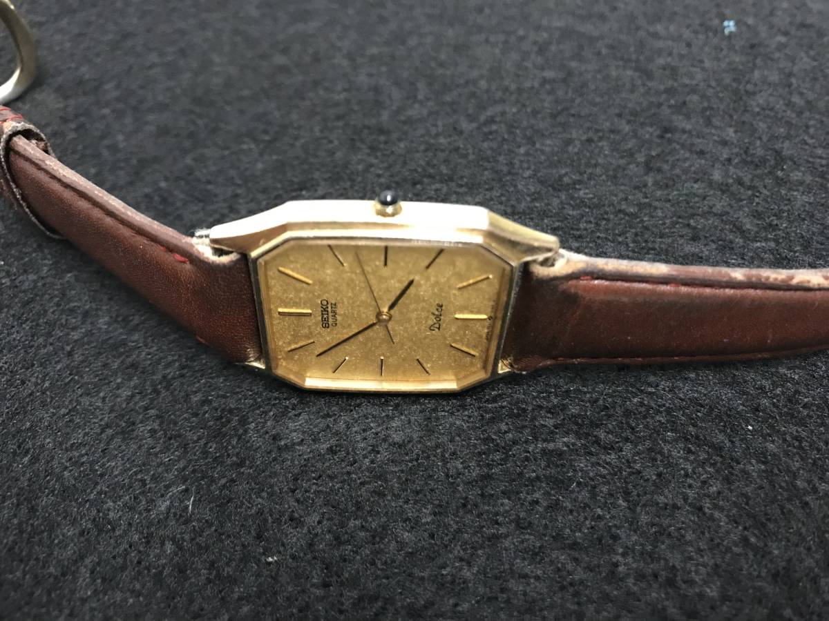 SEIKO DOLCE ゴールド文字盤 10K 9521-5180 腕時計 セイコー ドルチェ