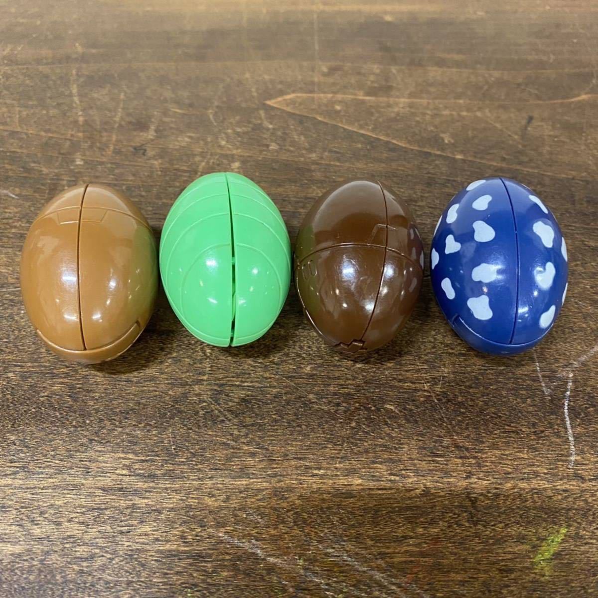当時物 1986年 虫タマゴラス 4個セット カマキリ カミキリムシ