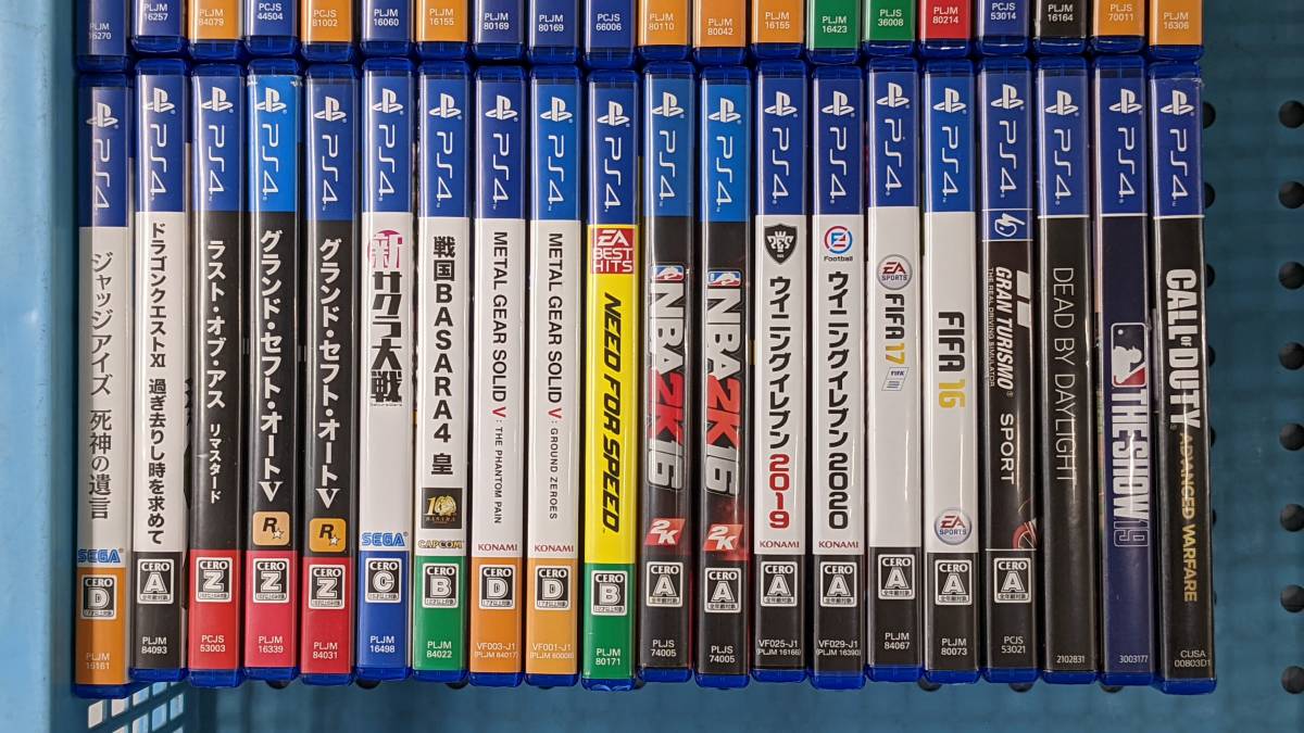 ◎動作未確認ジャンク品!! プレステ4 PS4ソフト 60本セット ※3点程海外 