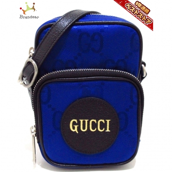 【2026，限定SALE】 グッチ GUCCI ショルダーバッグ 643882 オフザグリッド ナイロンジャガード&times;レザー ブルー&times;黒 同様 バッグ(その他)｜売買されたオークション情報、yahooの商品情報をアーカイブ公開 - オ かばん、バッグ