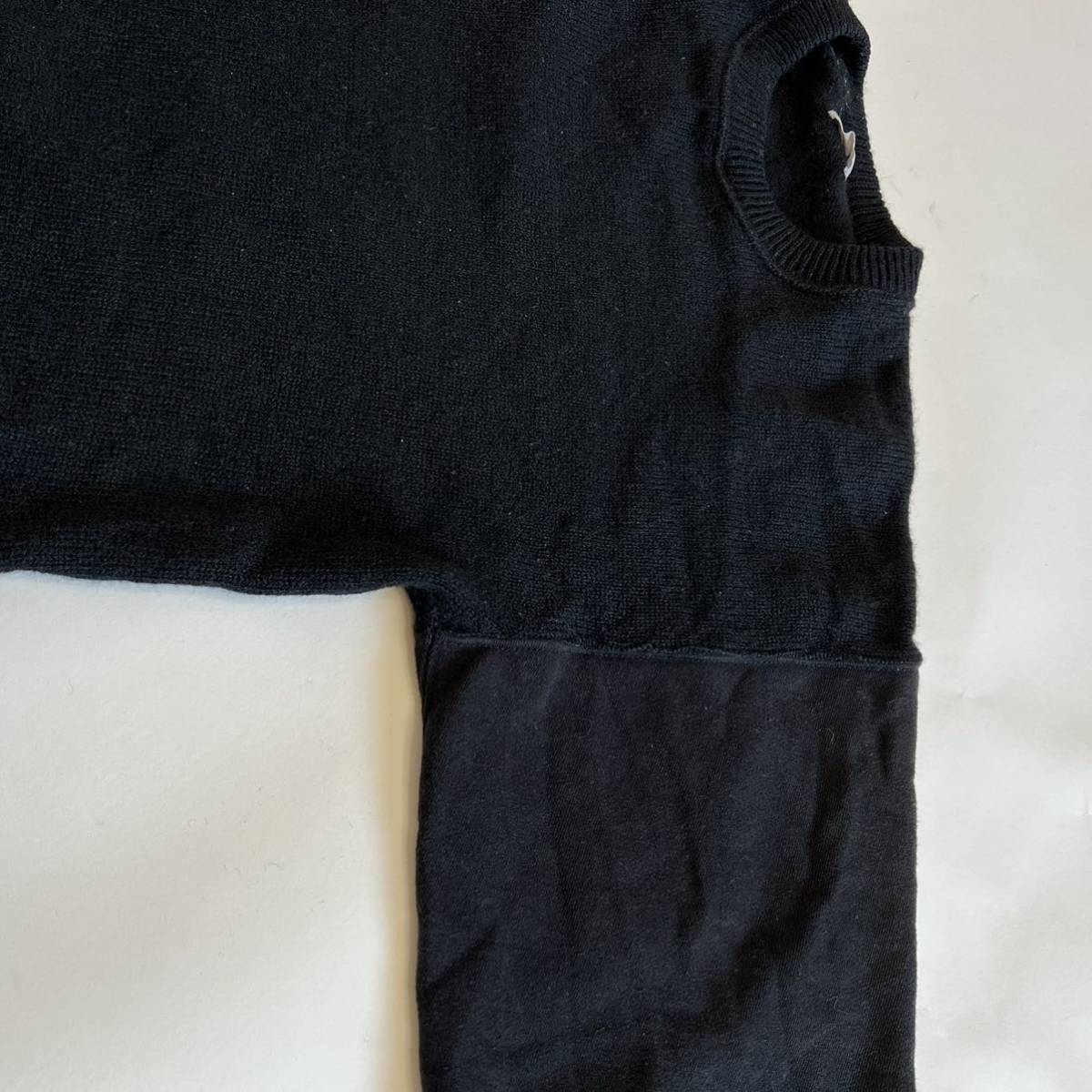 希少 80s comme des garcons homme スウェット ドッキング ニット 
