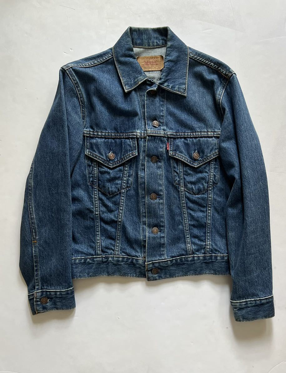 ビンテージ Levis 70505/リーバイス/トラッカー/Gジャン/デニムジャケット/made in USA/34/米国製 /3rd