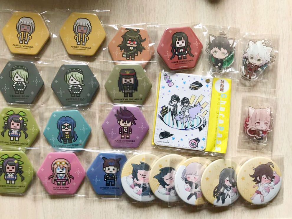 ダンガンロンパ パスケース 缶バッジ アクリルスタンド ナンジャタウン