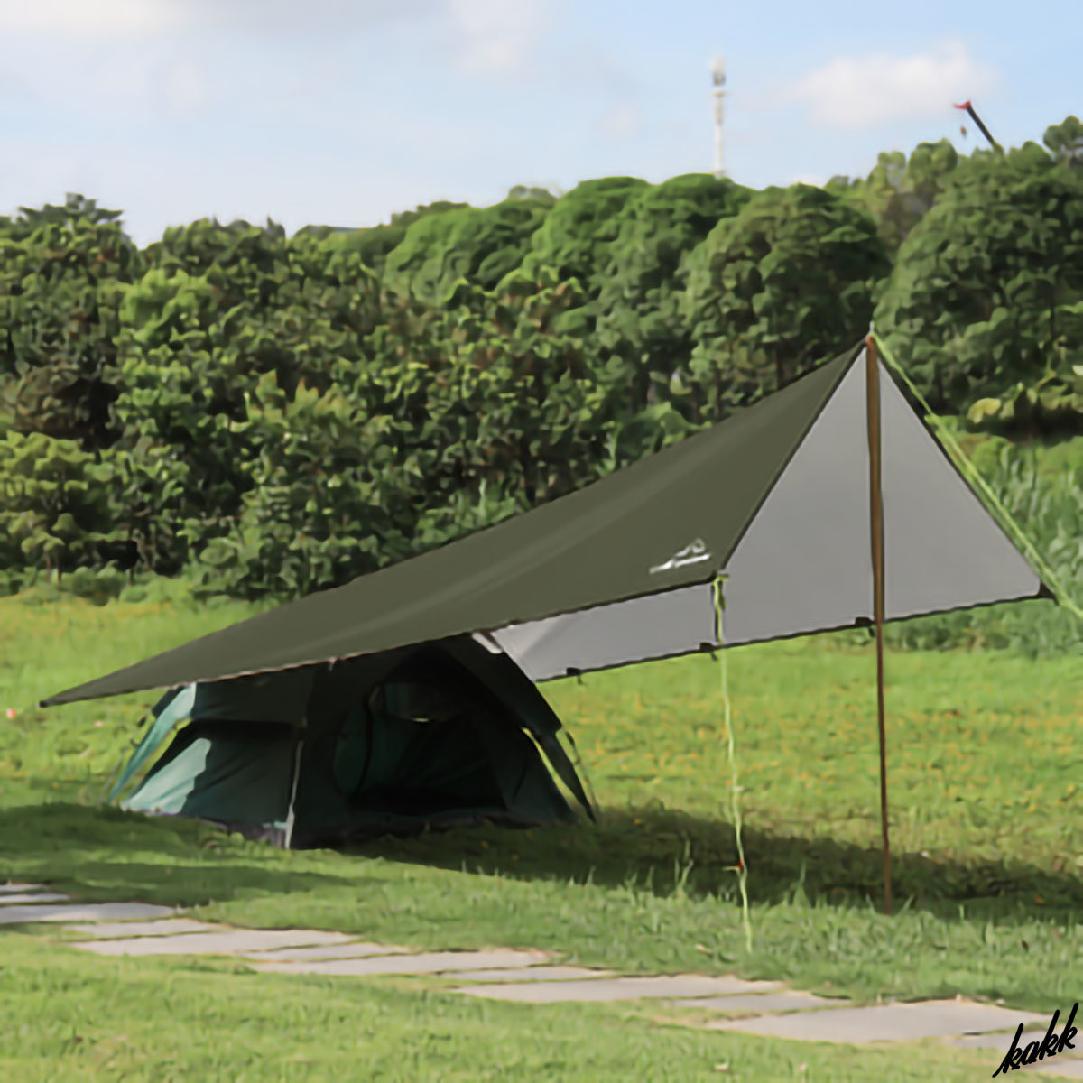 限定セール，新作 急な大雨 も安心 スクエアタープ 300&times;500cm シームテープ 耐水圧6000mm UVカット グロメットロープ アレンジ自由 グリーン BBQ(その他)｜売買されたオークション情報、yahooの商品情報をアーカ その他