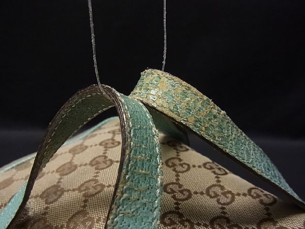 1円 GUCCI グッチ 124540 002122 GG柄 キャンバス バニティバッグ  