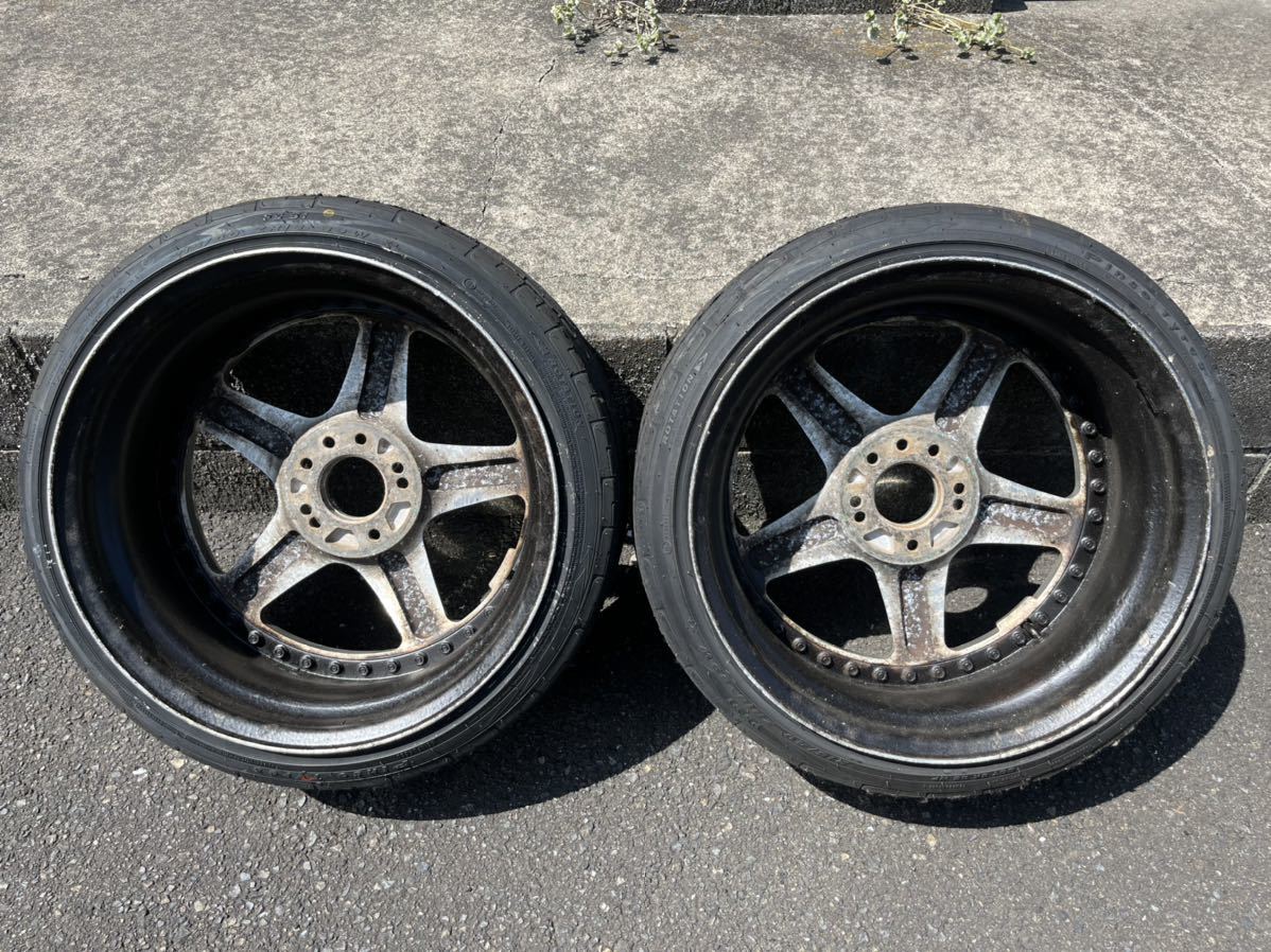 ヴェイルサイド アンドリューV veilside 18インチ9.5J 2本セット 