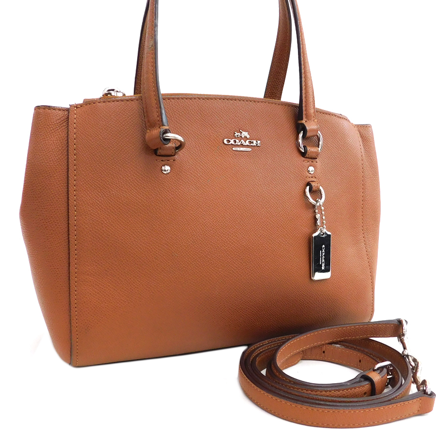 ☆新品☆COACH トート ハンドバッグ ショルダーバッグ 丸ロゴ 白