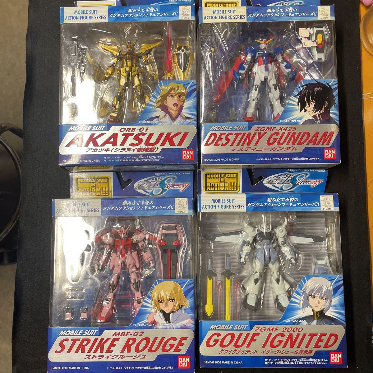 本物保証，定番 MIA デスティニーガンダム グフイグナイテッド ストライクルージュ アカツキ 4点セット(機動戦士ガンダムSEEDデスティニー)｜売買されたオークション情報、yahooの商品情報をアーカイブ公開 - 機動戦士ガンダムSEEDデスティニー