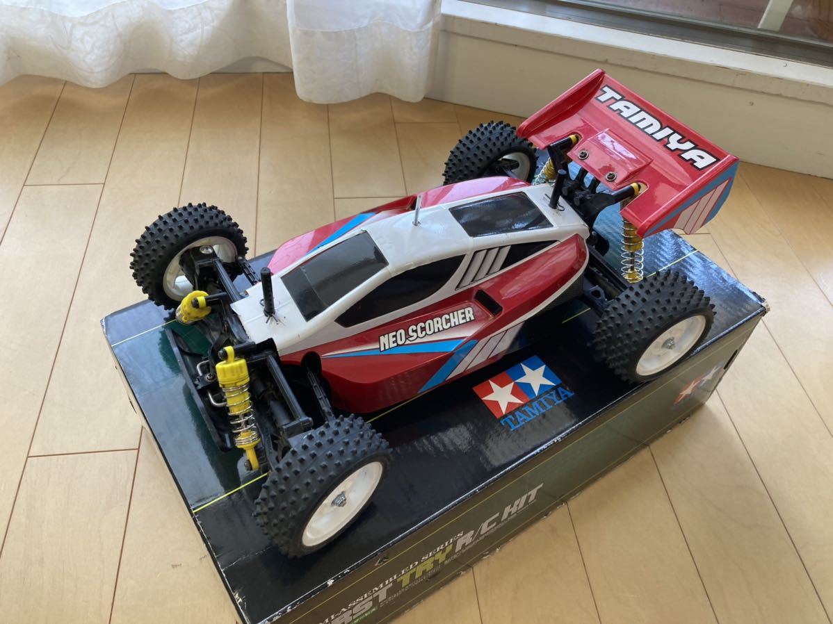 タミヤ ラジコン TT-02B 4WD シャーシ ネオスコーチャー ジャンク