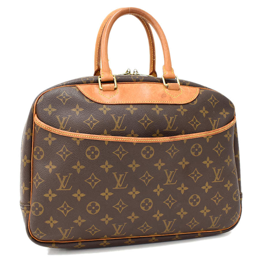 SALE，2026 1円 定価20万 LOUIS VUITTON ルイヴィトン ハンドバッグ ドーヴィル M47270 モノグラム キャンバス&times;レザー ブラウン Cmre(ハンドバッグ)｜売買されたオークション情報、yahooの商品情報をアーカ かばん、バッグ