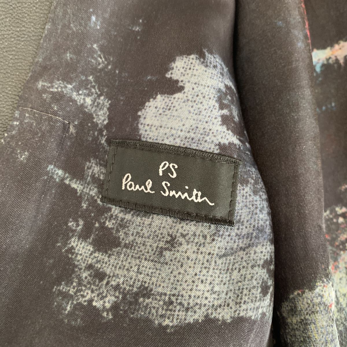 PS Paul Smith レザージャケット ブルゾン 希少な山羊革ゴートスキン