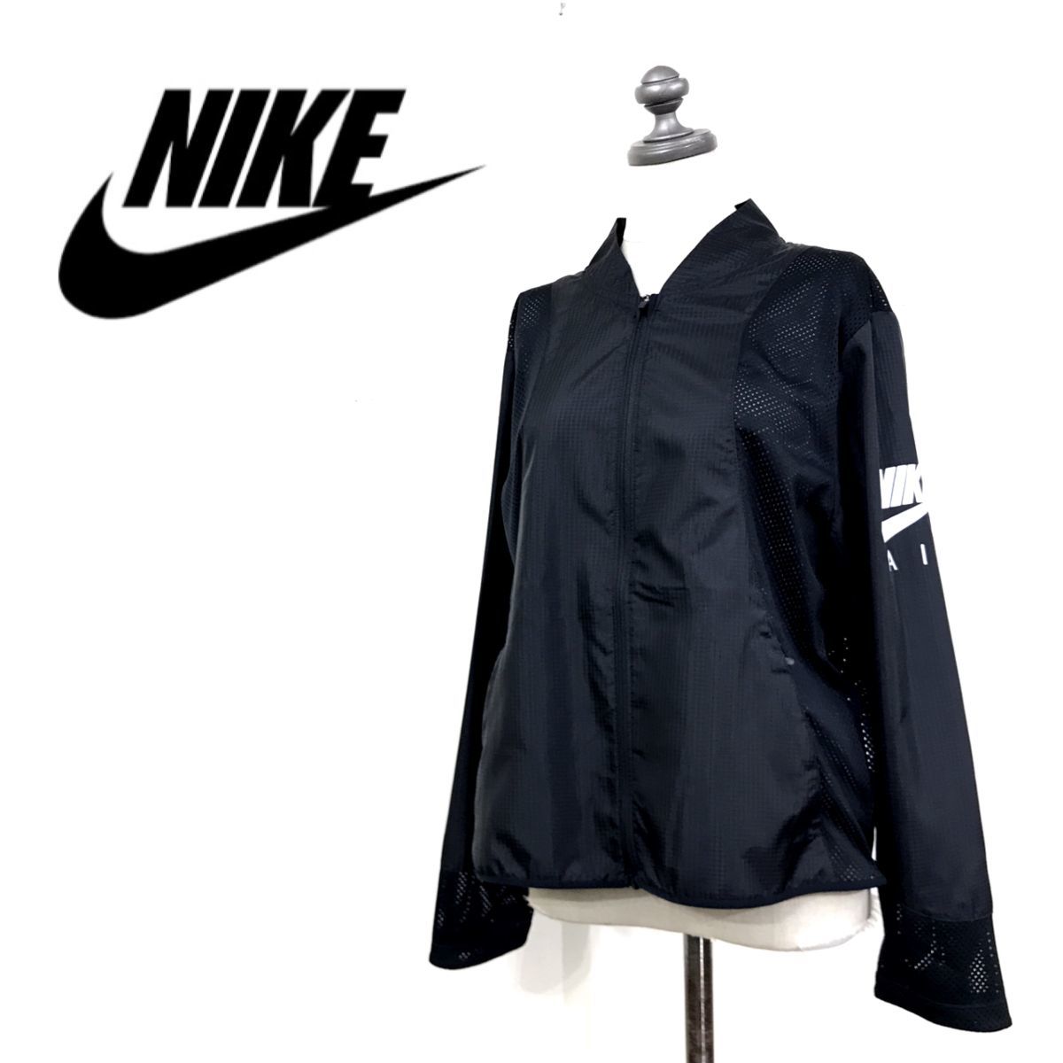 A474-O◇美品◇NIKE AIR ナイキ エアー メッシュジャケット◇sizeL 