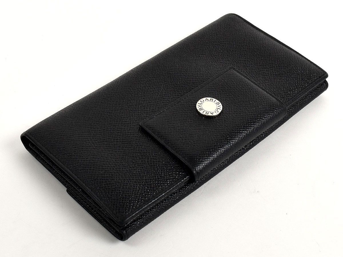 120048〇 BVLGARI ブルガリ クラシコ Wホック三つ折り長財布 20401 