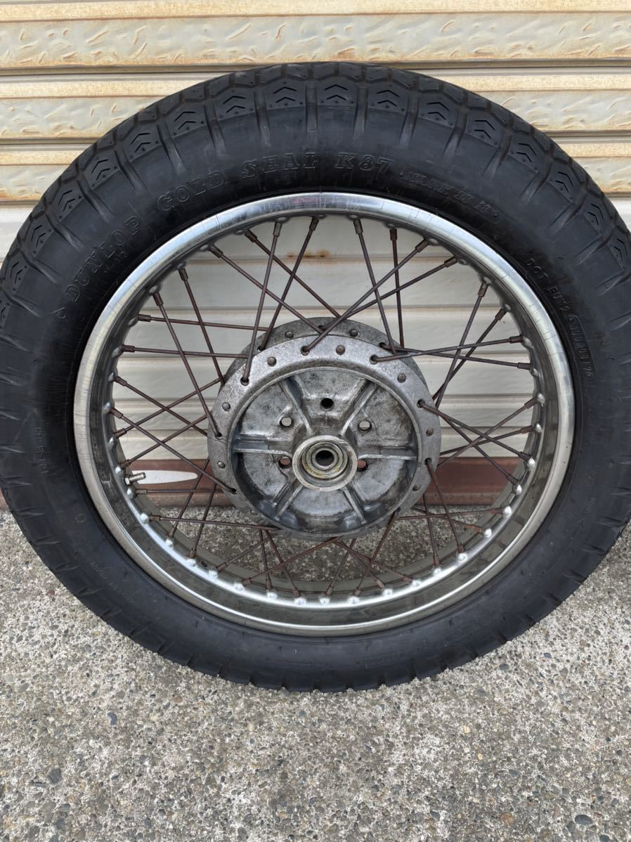 マッハ500ss H1 純正ホイールセット タイヤバリ山z1z2mk2z1r 当時物 500SS(H1) マッハ」 オーダー製作車 マスタング マッハ1 フレームNo800番台