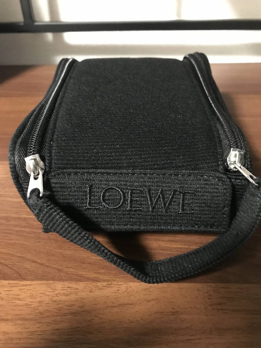 JAL LOEWE アメニティポーチ 2個セット 未使用 JAL ファーストクラス LOEWE/ロエベ アメニティポーチ 日本航空