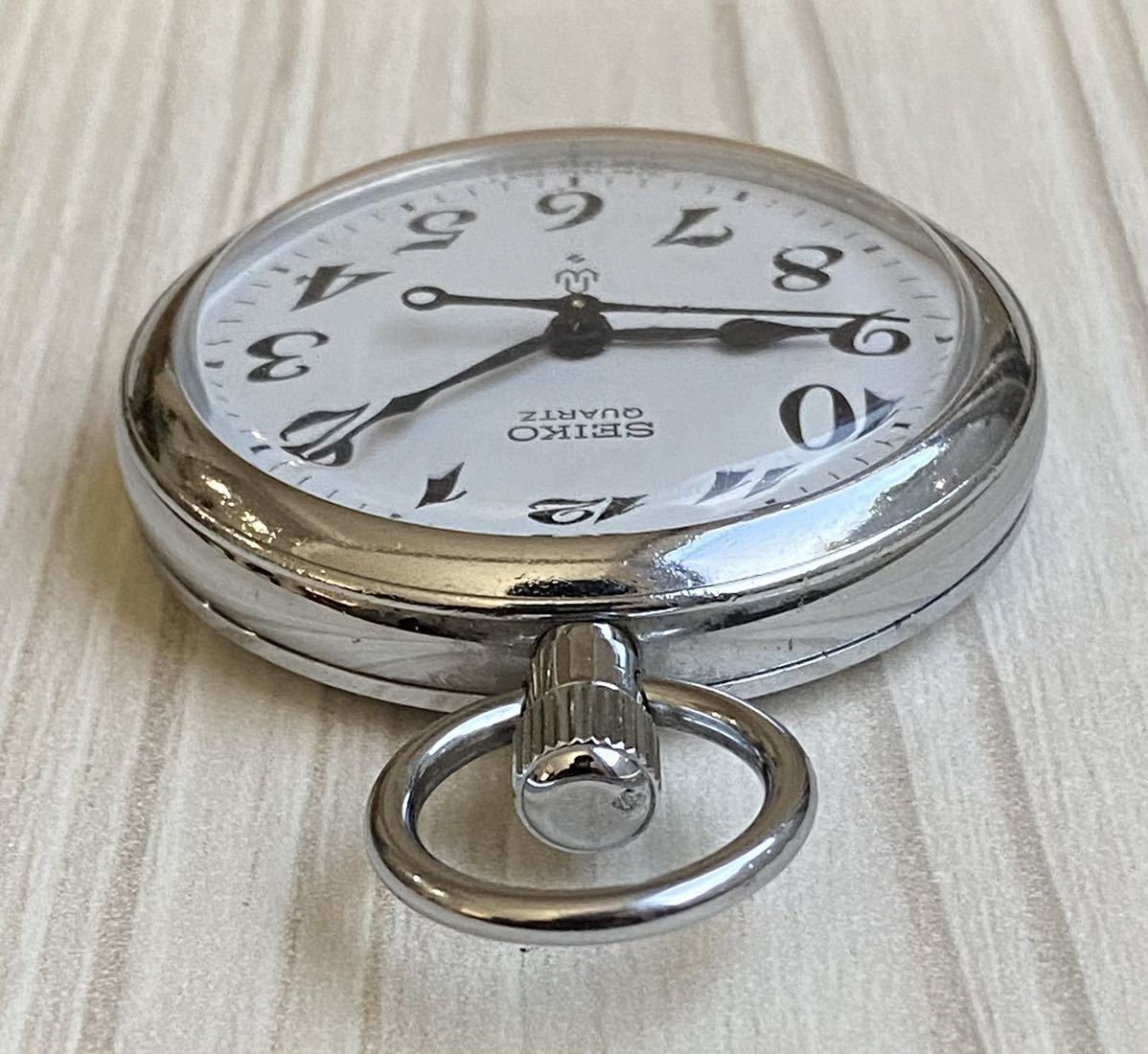 SEIKO　セイコー 懐中時計　7550-0010　鉄道時計　国鉄 稼働中・上越新幹線開業記念刻印あり】SEIKO セイコー 懐中時計 鉄道