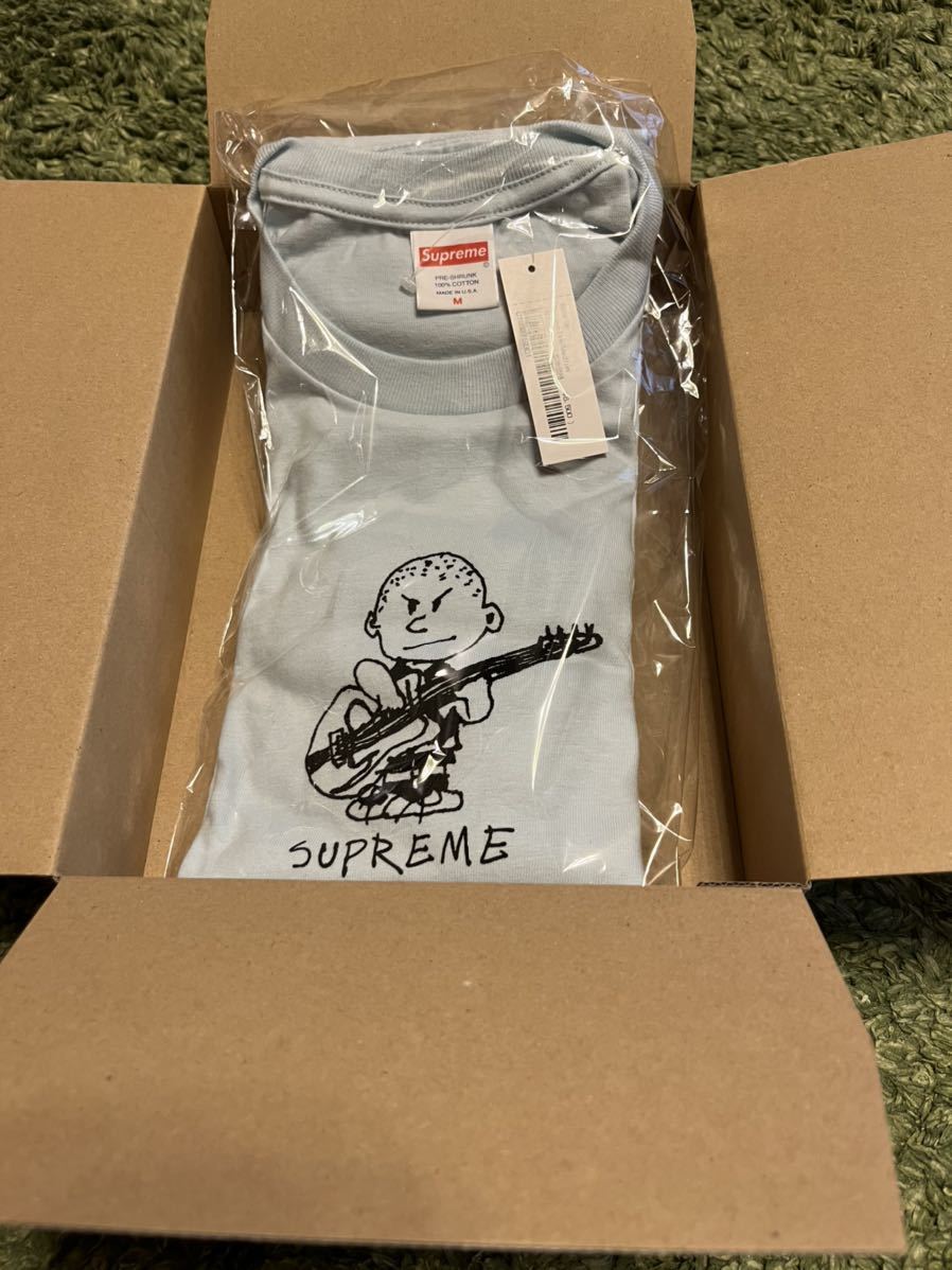 国内正規品♪ 21AW Supreme Rocker Tee Pale Blue シュプリーム ギター Tシャツ ペール ブルー　Mサイズ SUPREME -シュプリーム-NEW ERA 21AW NO COMP