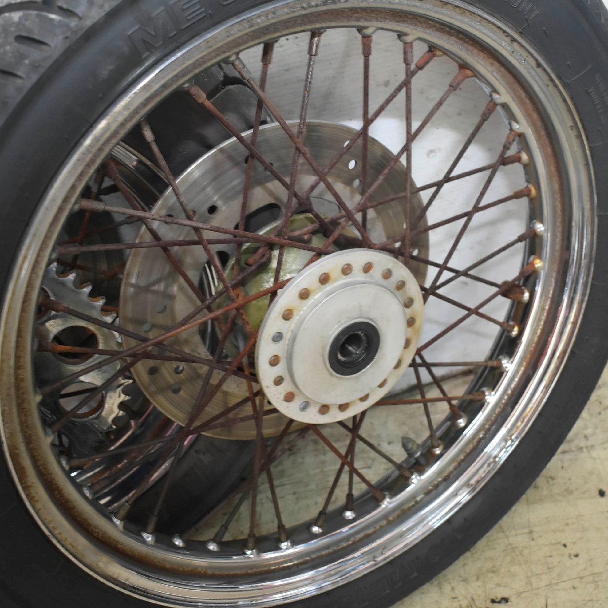 ハーレー 2005年 XL883 スポーツスター ホイール 前後セット FJ19x2