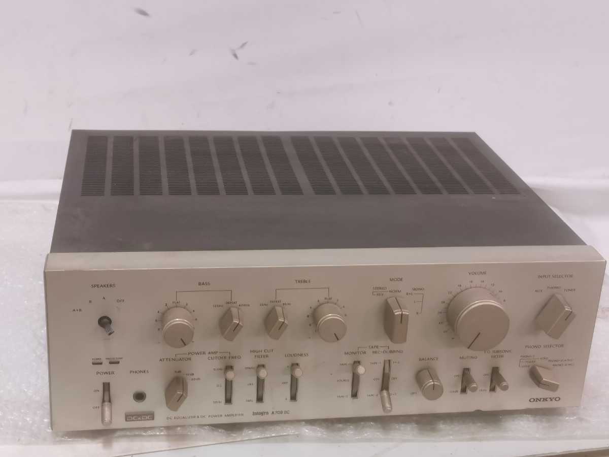 ONKYO integrated A-708 DC アンプ ONKYO Integra A-708DCの仕様 オンキヨー/オンキョー