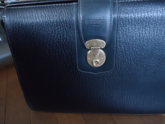 ★GEORGES RECH HOMME★高級ダレスバッグ★牛革型押★黒★美品！！超お買い得！！