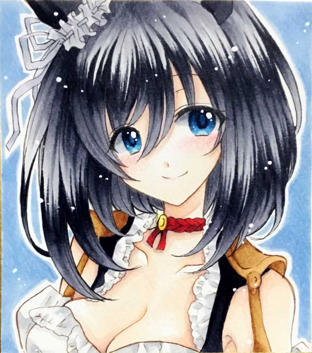 □同人手描きイラスト□簡易リクエスト□ミニ色紙□即決の場合中色紙に