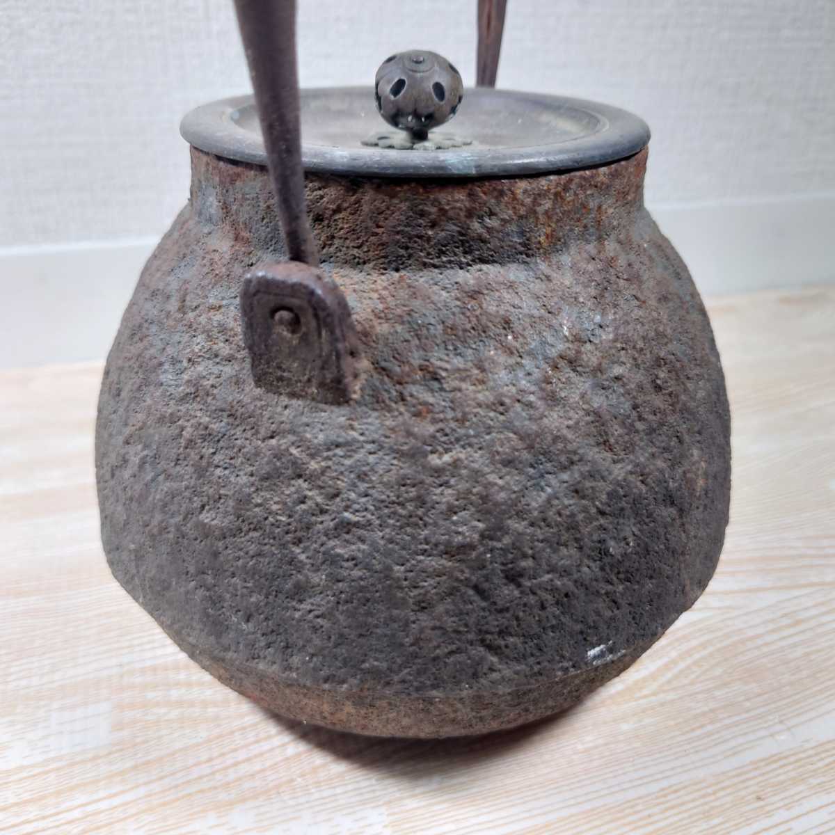 祥雲堂 鉄瓶 急須 当時物 重量約1.35kg 骨董 アンティーク レトロ