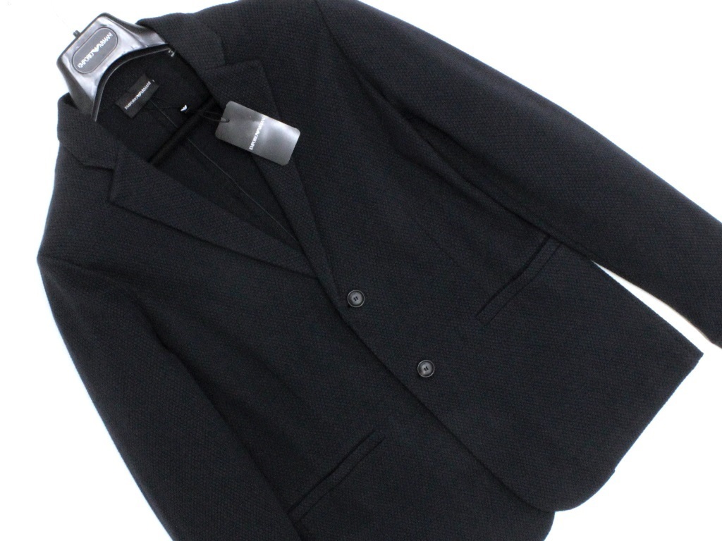 EMPORIO ARMANI (エンポリオアルマーニ) 新品10万アルマーニ ARMANI春夏モデル&frasl;余裕と貫禄を醸し出す優雅な ストレッチ A|X アルマーニ J06 シングル エクスチェンジ春夏新作コレクションが登場 スリムフィット フランネル 無地 メンズ Pull