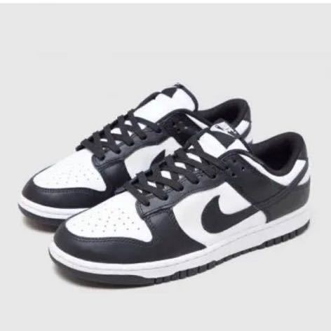 新品 25.5cm NIKE DUNK LOW RETRO WHITE BLACK ナイキ ダンクロー 