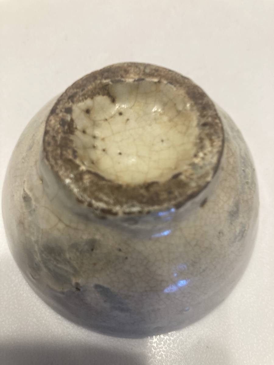 李朝 前期 中期 面取 八角 盃 ぐい呑 杯 酒器 李朝 前期 中期 面取