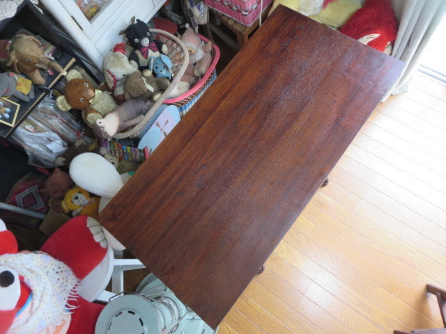 ORION オリオン足踏みミシン脚のテーブル 厚い板 アイアン 作業  