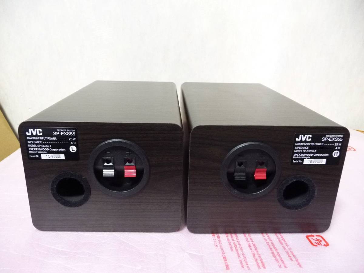 ☆展示品 JVCケンウッド ウッドコーンミニコンポ EX-S55-T [ハイレゾ