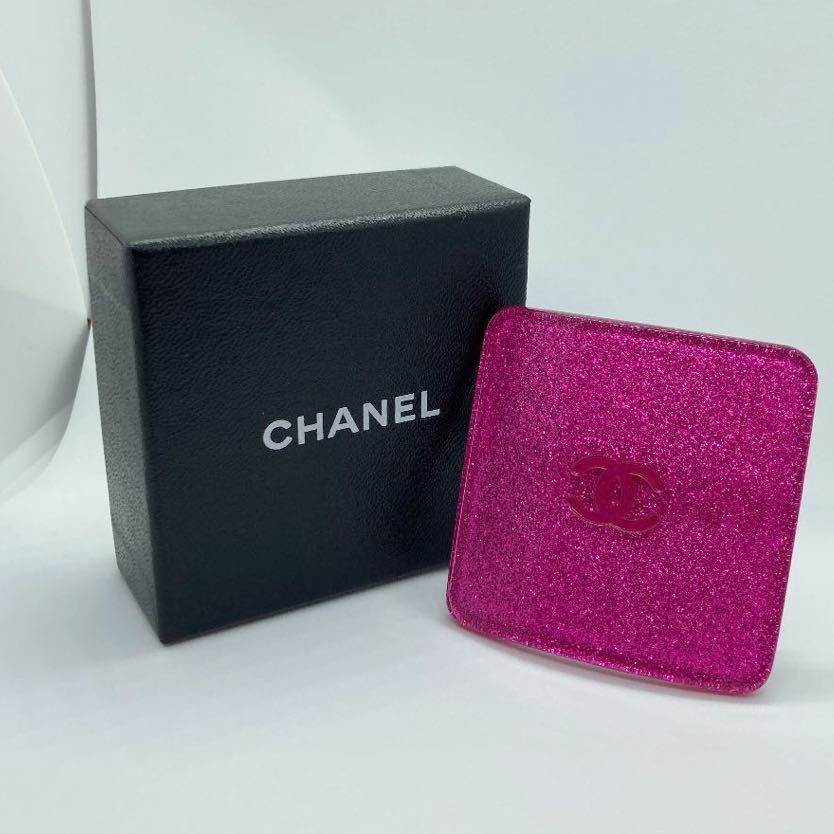 シャネル CHANEL ヘアバレッタ ピンクラメ スクエア ココマーク シャネル CHANEL ヘアバレッタ ピンクラメ スクエア ココマーク