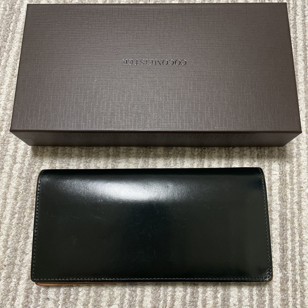 ココマイスター ブライドル・インペリアルウォレット 長財布 ブラック