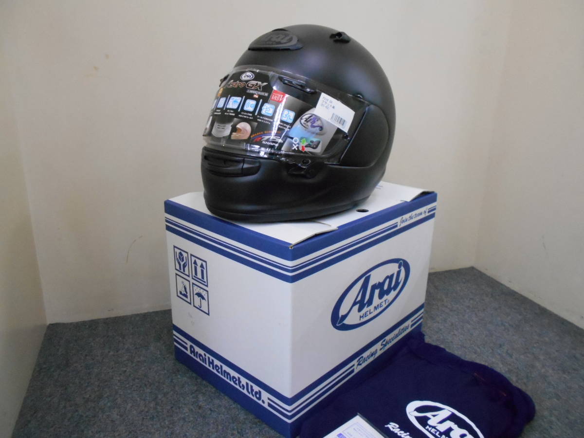 新品／Arai ASTRO-GX アストロGX フラットブラック XLサイズ 61-62cm