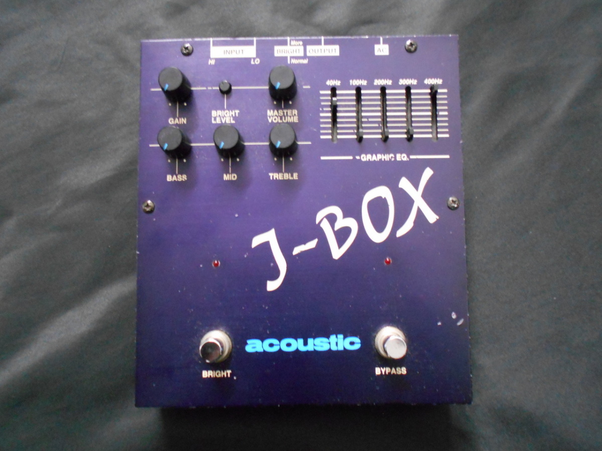 J-BOX acoustic Bass Preamp - J-Box guitars Fabulous ベース用