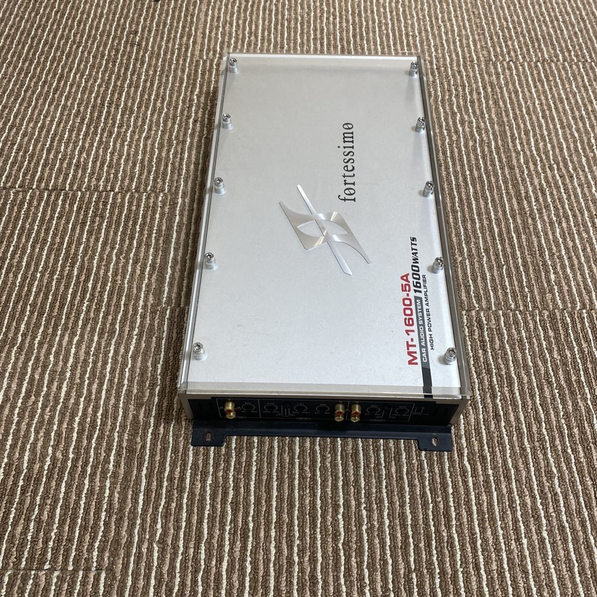 fortessimo MT-1600-5A 5chアンプ 自動車、オートバイ カーオーディオ