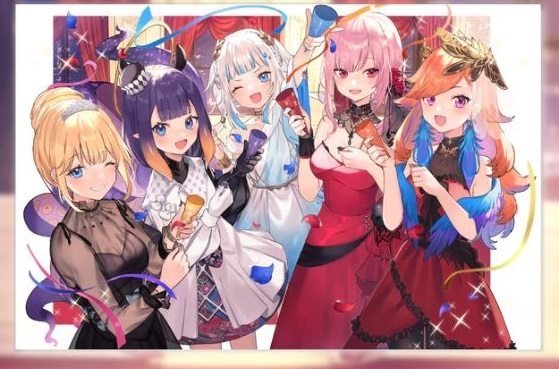HololiveEN -宴- B2タペストリー 新衣装記念グッズ ホロライブEnglish