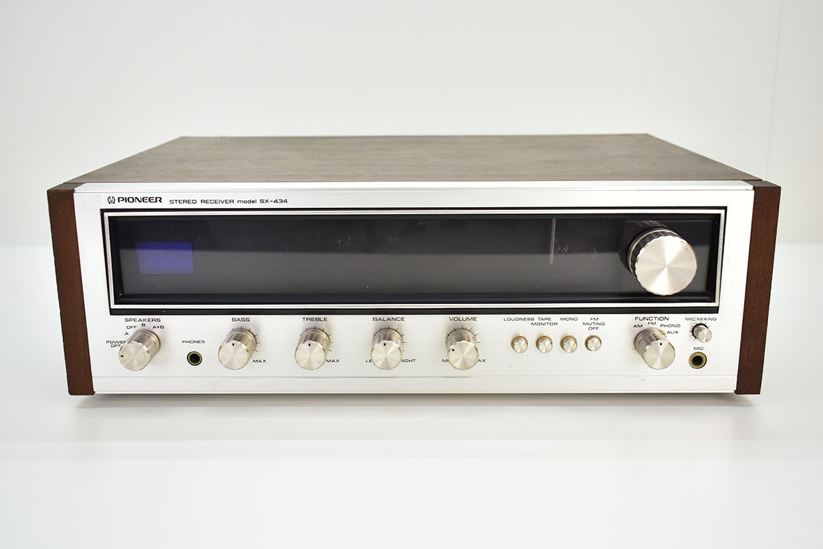 Gb2】 Pioneer SX-434 チューナー アンプ パイオニア 現状品 通電品