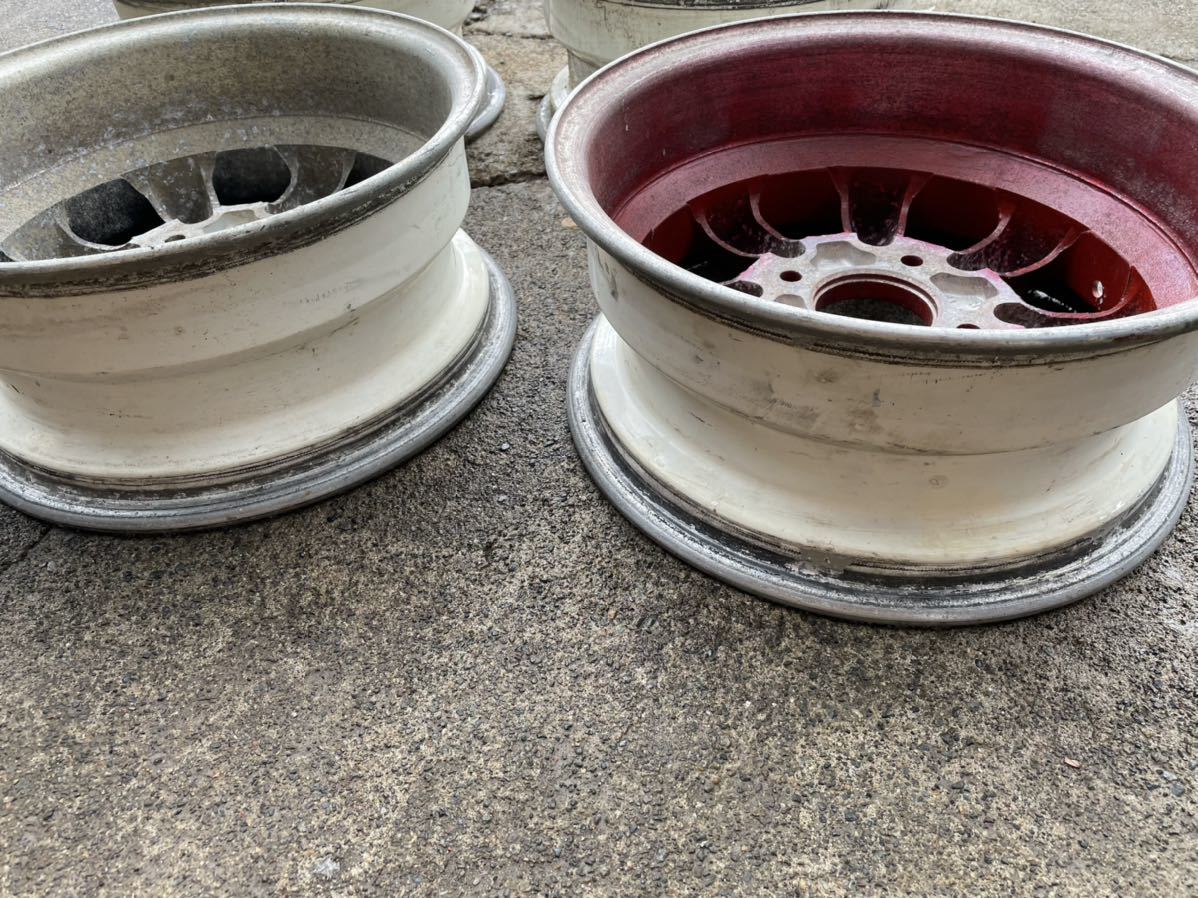ワタナベ アルミホイール　当時物　PCD114.3 ワタナベ 当時物 PCD114.3 7j ヨコハマタイヤ付き 114.3の中古品