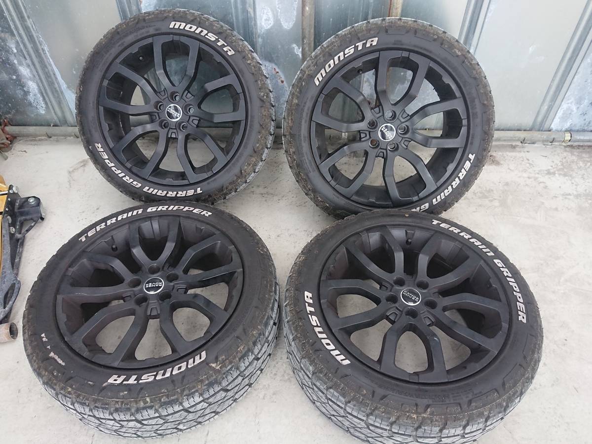 265/50R20 20インチ 4本セット 引き取り岐阜可能 レンジローバー 20インチ モンスタタイヤ付きホイール4本セット 265