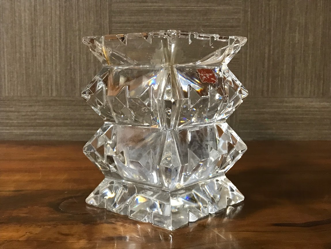 バカラ Baccarat アルルカンベース 花瓶 フラワーベース クリスタル